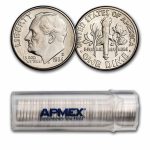 1994-D Roosevelt Dime 50-Coin Roll BU