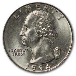 1994-D Washington Quarter BU