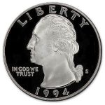 1994-S Washington Quarter Gem Proof