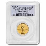 1994-W Gold $5 Commem World Cup PR-69 PCGS