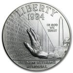 1994-W Vietnam Veterans Memorial $1 Silver BU (Capsule Only)