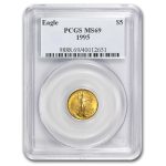 1995 1/10 oz American Gold Eagle MS-69 PCGS