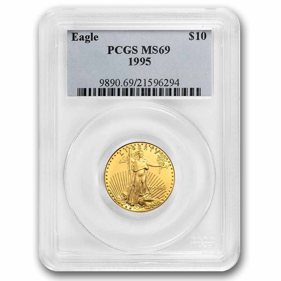 1995 1/4 oz American Gold Eagle MS-69 PCGS