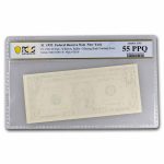 1995 (B-New York) $1 FRN AU-55 PPQ PCGS (Fr#1921-B) Missing Back