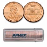 1995-D Lincoln Cent 50-Coin Roll BU