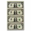 1995 (I-Minneapolis) $1 FRN CU (Fr#1921-I) 4 Note Uncut Sheet