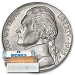 1995-P Jefferson Nickel 40-Coin Roll BU