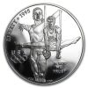 1995-P Olympic Gymnast $1 Silver Commem Proof (w/Box & COA)