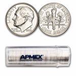 1995-P Roosevelt Dime 50-Coin Roll BU