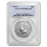 1995-S Kennedy Half Dollar PR-70 DCAM PCGS