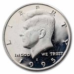 1995-S Silver Kennedy Half Dollar (Impaired Proof)
