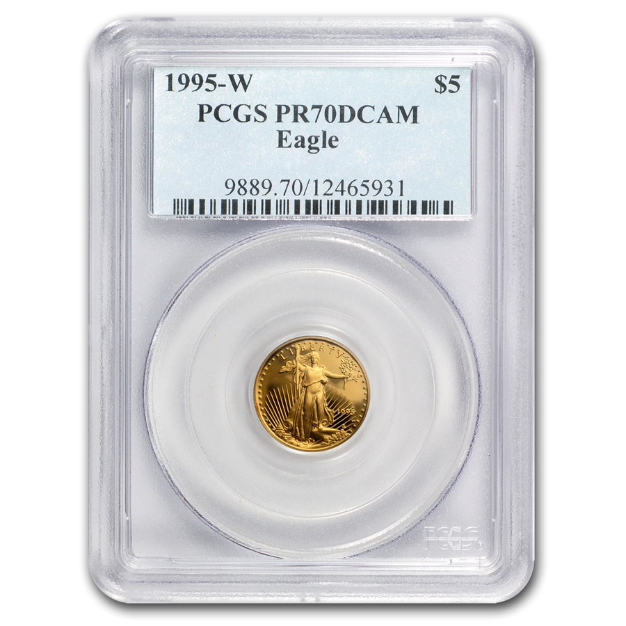 1995-W 1/10 oz Proof American Gold Eagle PR-70 PCGS