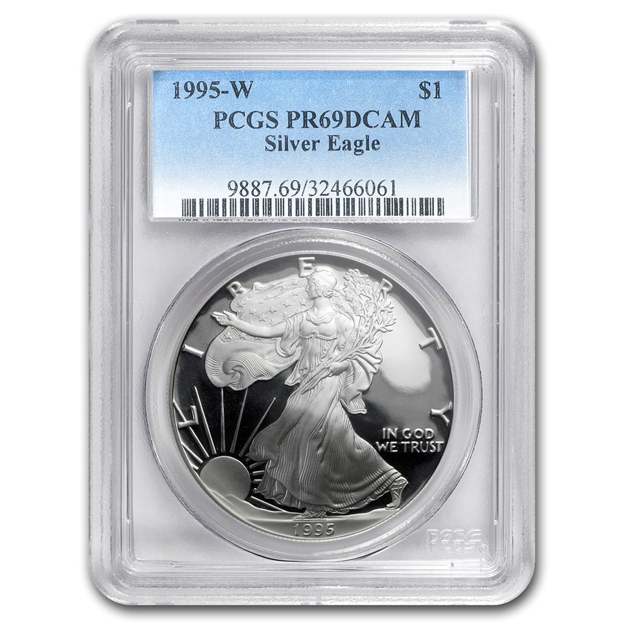 1995-W Proof American Silver Eagle PR-69 PCGS