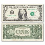 1995's $1.00 FRN Avg Circulated (Fr#1923) Web Press (Our Choice)