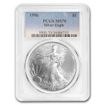 1996 American Silver Eagle MS-70 PCGS