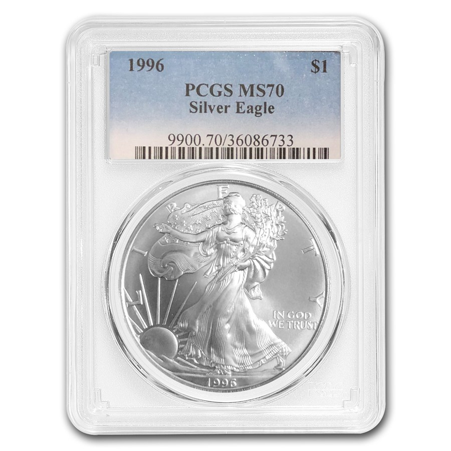 1996 American Silver Eagle MS-70 PCGS