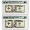 1996 (B-New York) $50 FRN CU-66 EPQ PMG (Fr#2126-B) 2 Cons.