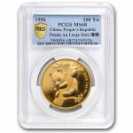 1996 China 1 oz Gold Panda Large Date MS-68 PCGS