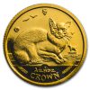 1996 Isle of Man 1/25 oz Gold Burmese Cat BU