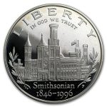 1996-P Smithsonian $1 Silver Commem Proof (Capsule Only)
