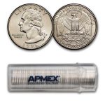 1996-P Washington Quarter 40-Coin Roll BU