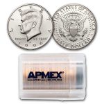 1996-S Kennedy Half Dollar 20-Coin Roll Proof