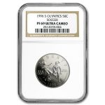 1996-S Olympic Soccer 1/2 Dollar Clad Commem PF-69 NGC