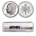 1996-S Roosevelt Dime Proof 50-Coin Roll (Silver)