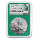1997 American Silver Eagle MS-69 NGC (Green Holder)