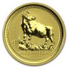 1997 Australia 1/4 oz Gold Lunar Ox BU (Series I)