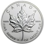 1997 Canada 1 oz Silver Maple Leaf BU