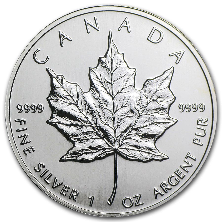 1997 Canada 1 oz Silver Maple Leaf BU