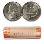 1997-D Washington Quarter 40-Coin Roll BU