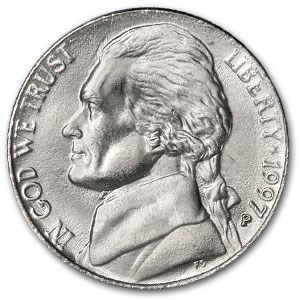 1997-P Jefferson Nickel BU