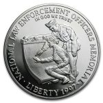 1997-P Law Enforcement $1 Silver Commem Proof (Capsule Only)