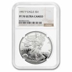 1997-P Proof American Silver Eagle PF-70 NGC