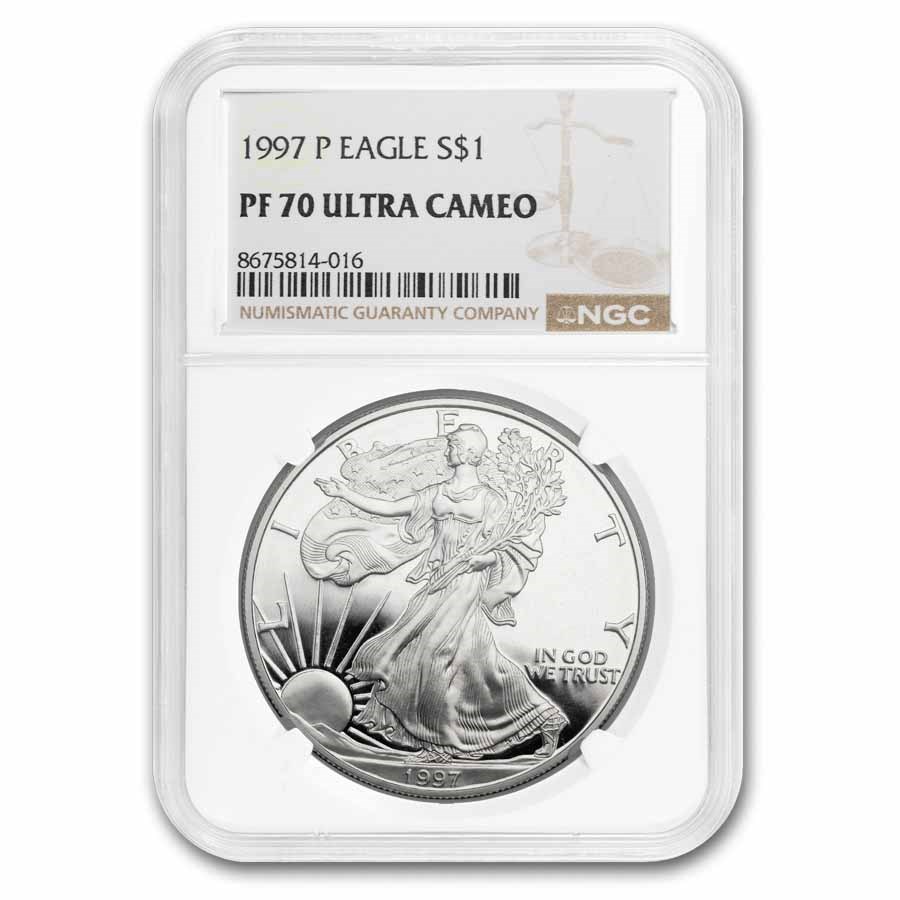 1997-P Proof American Silver Eagle PF-70 NGC