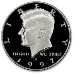 1997-S Kennedy Half Dollar Gem Proof