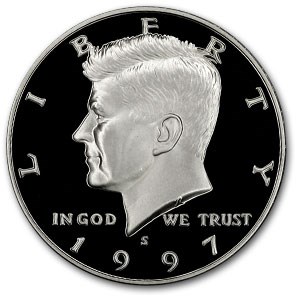 1997-S Kennedy Half Dollar Gem Proof