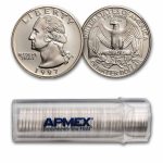1997-S Washington Quarter 40-Coin Roll Proof