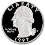 1997-S Washington Quarter Gem Proof