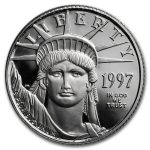 1997-W 1/10 oz Proof American Platinum Eagle (Capsule Only)