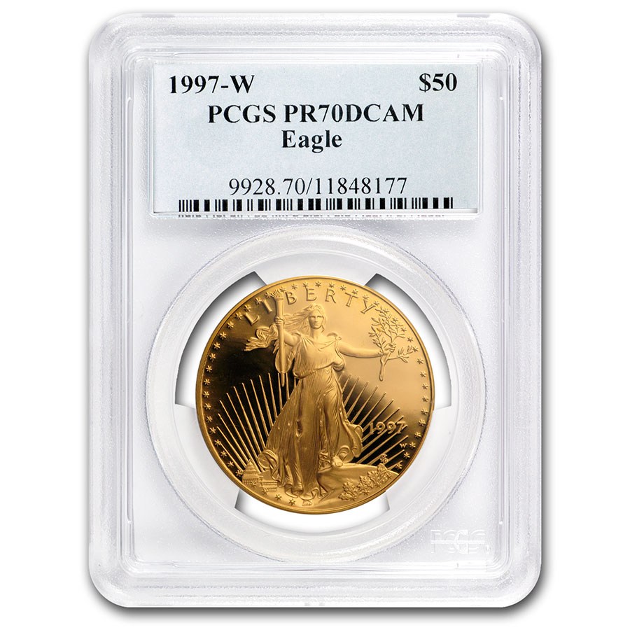 1997-W 1 oz Proof American Gold Eagle PR-70 DCAM PCGS