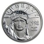 1998 1/4 oz American Platinum Eagle BU