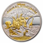 1998 1 oz Silver Round - Disney's Animal Kingdom (Gilded)