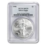 1998 American Silver Eagle MS-70 PCGS