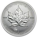 1998 Canada 1 oz Silver Maple Leaf Titanic Privy