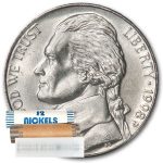1998-D Jefferson Nickel 40-Coin Roll BU