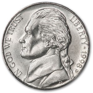 1998-D Jefferson Nickel BU