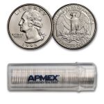 1998-D Washington Quarter 40-Coin Roll BU